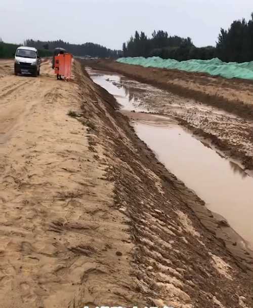 聊城莘县河道降水